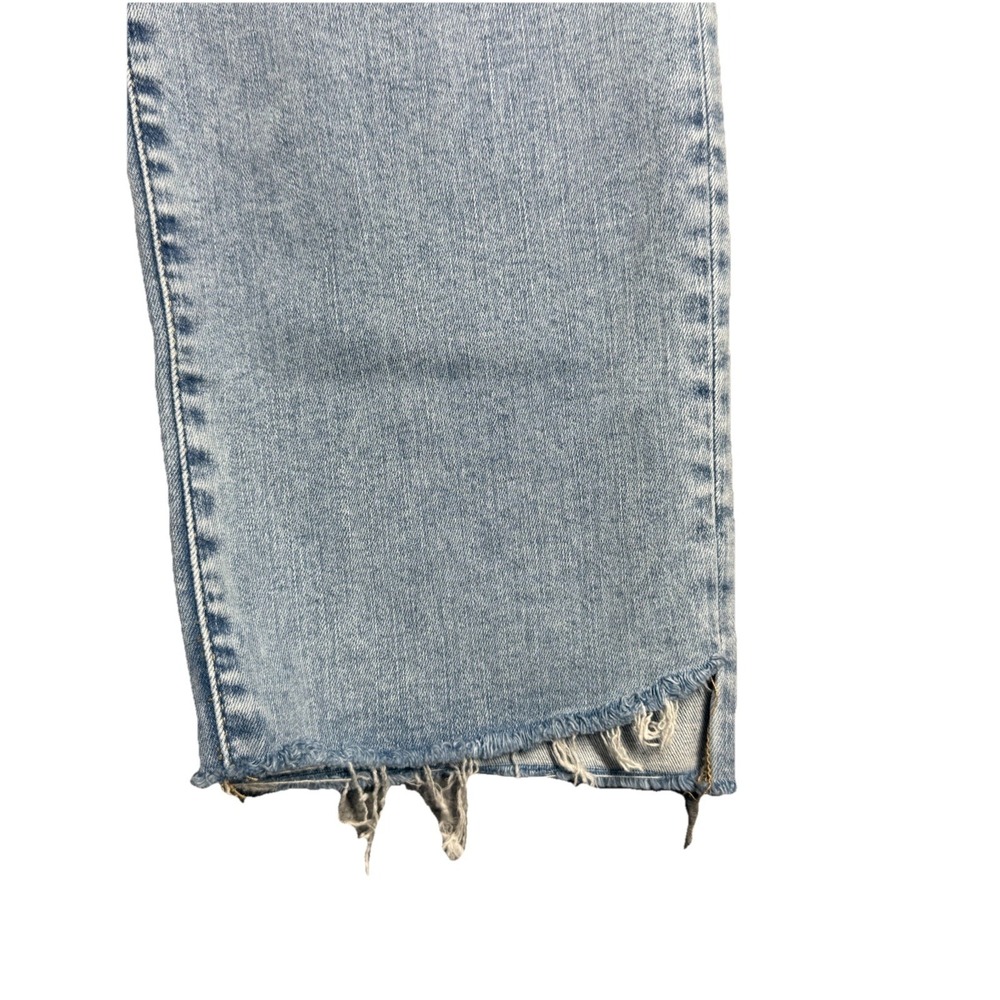 Frame jeans le high straight sz 28 organic cotton distressed hem Ankle Colorado - Picture 3 of 10
